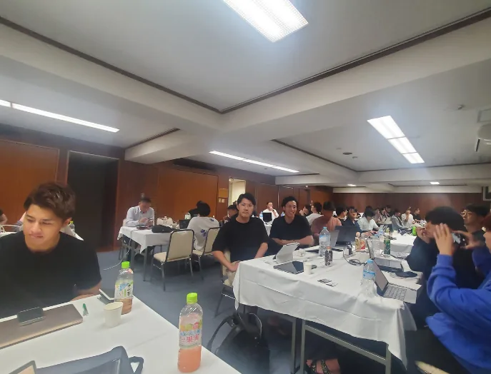 合宿の会場の様子